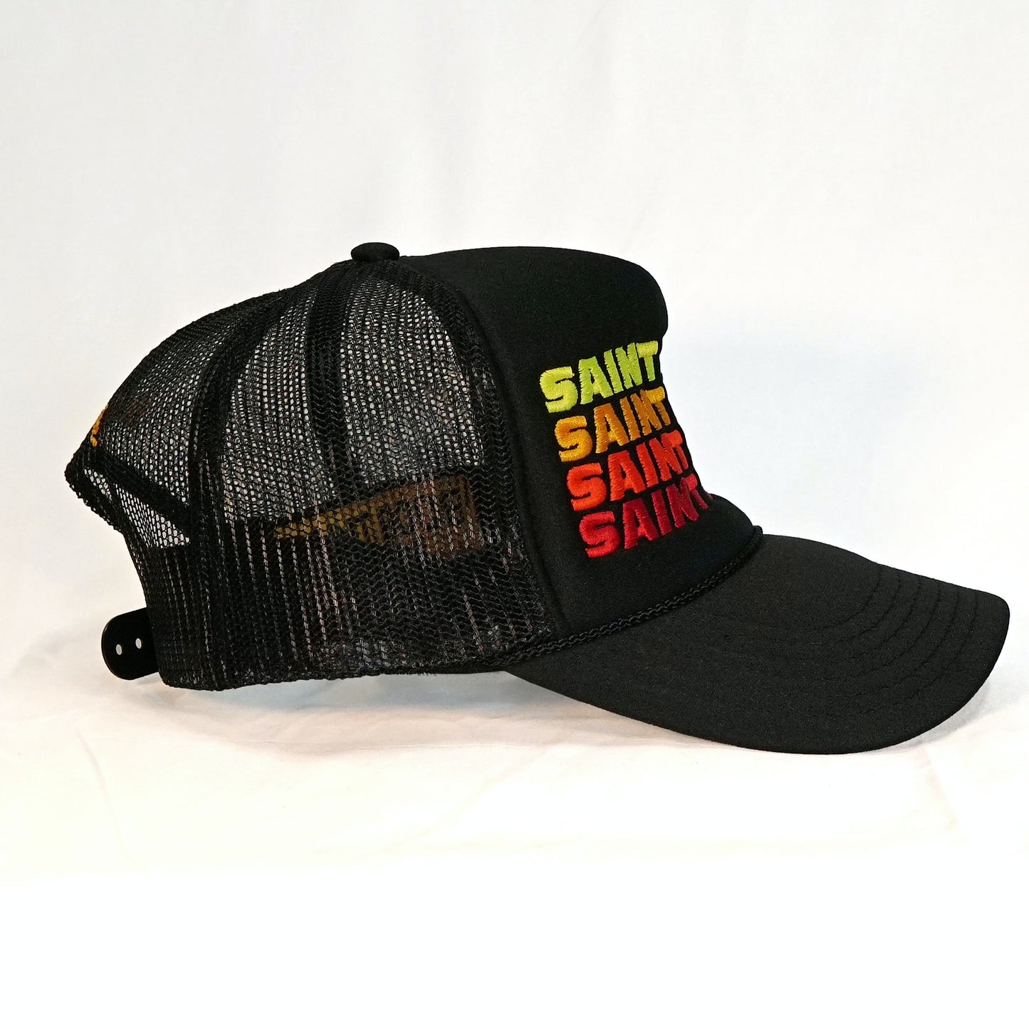 REPEAT TRUCKER HAT - BLACK