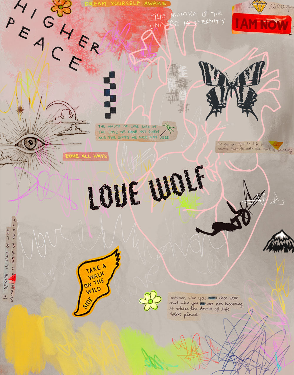 PRINT - LOVE WOLF