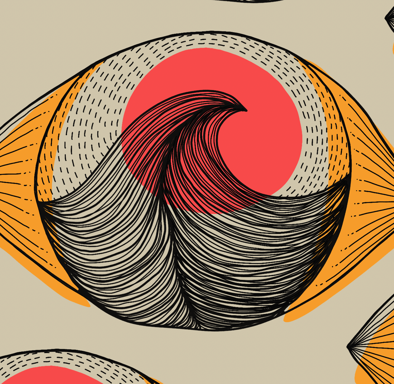 PRINT - EYE OF THE STORM