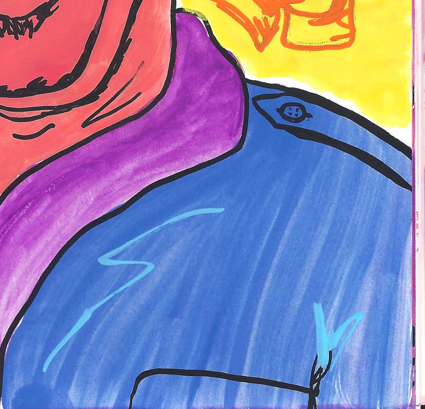 THOMAS MERTON NOTEBOOK PAINTING