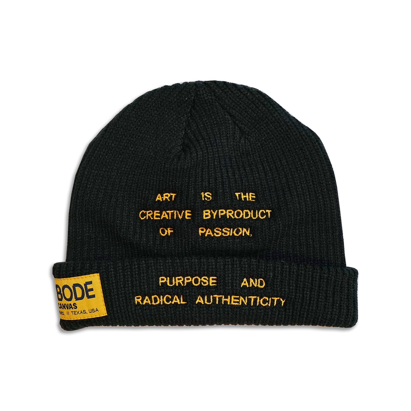 ART IS BEANIE - BLACK