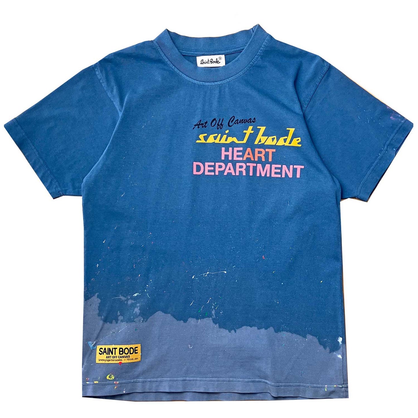 HEART DEPARTMENT PALETTE TEE - SKY BLUE