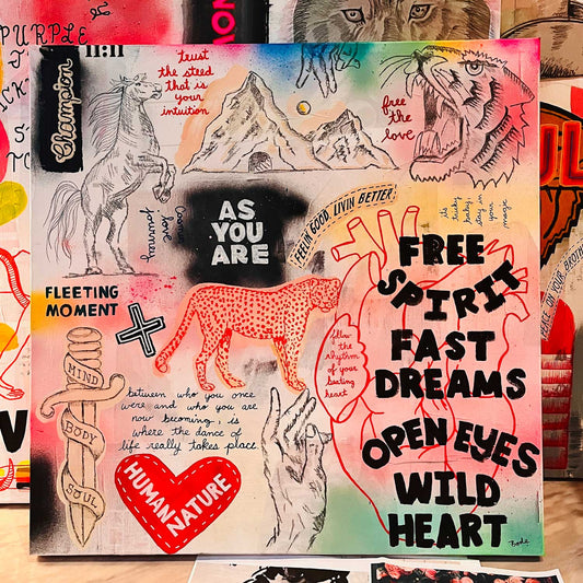 AS YOU ARE ON STRETCHED CANVAS