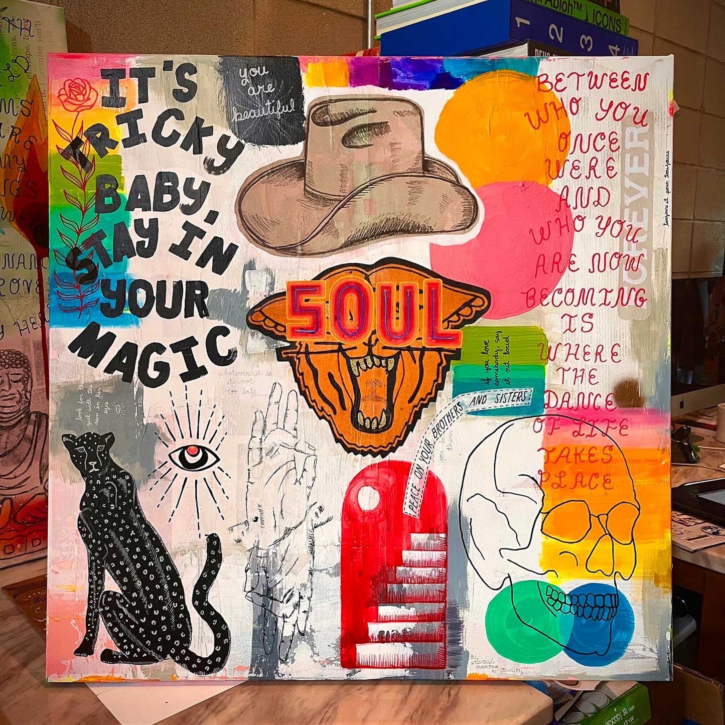 SOUL MAGIC ON STRETCHED CANVAS