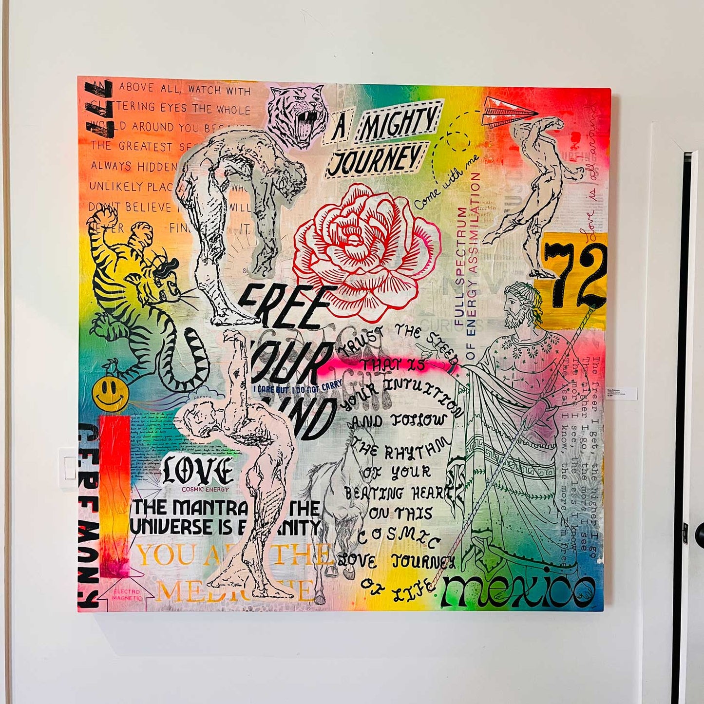 A MIGHTY JOURNEY ON STRETCHED CANVAS