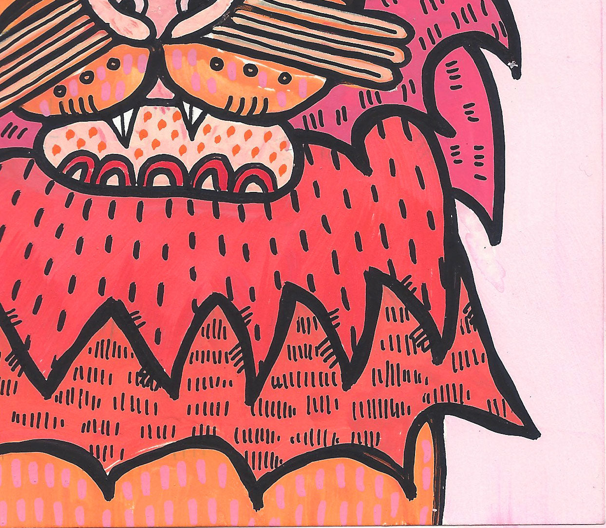 BABY LION NOTEBOOK PAINTING