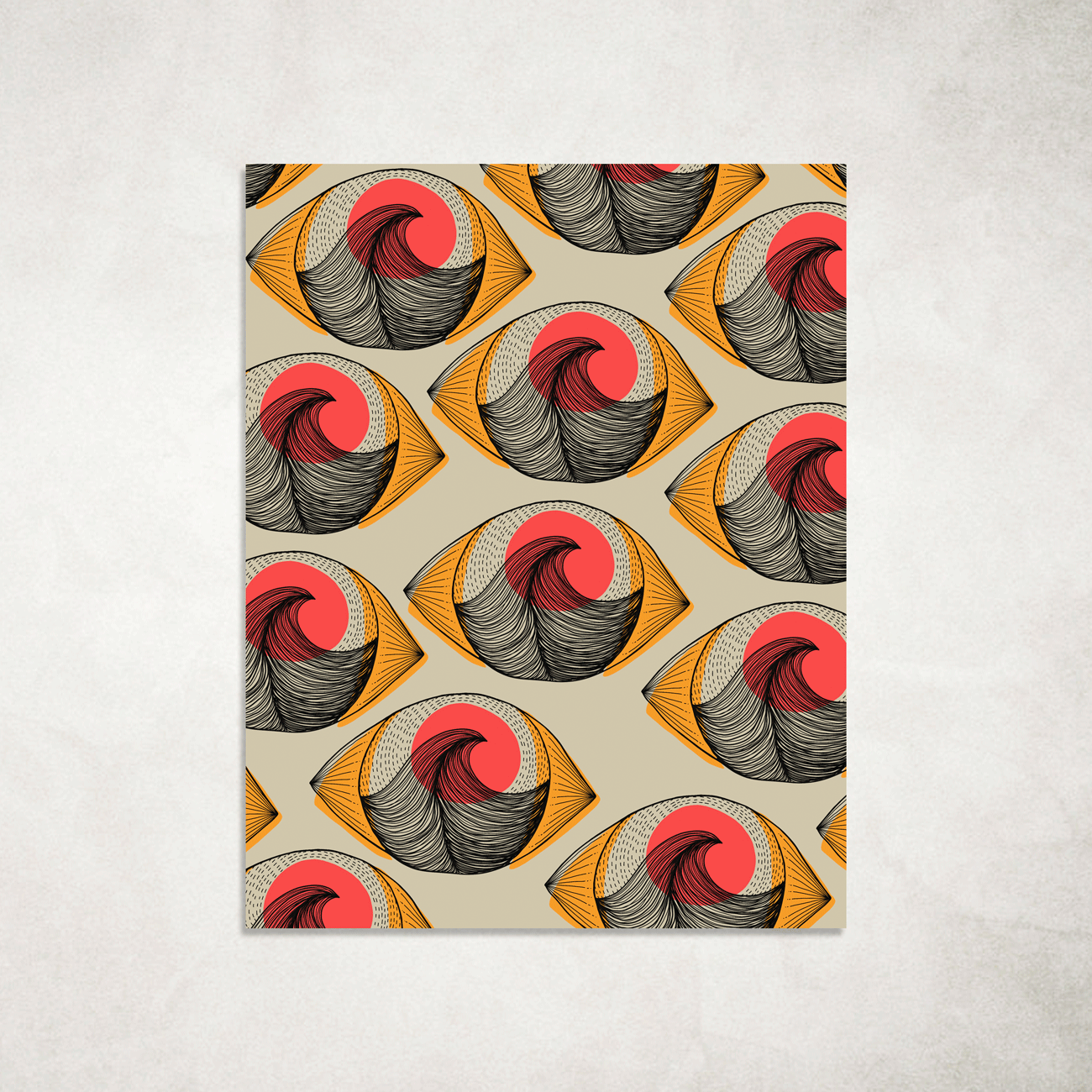 PRINT - EYE OF THE STORM