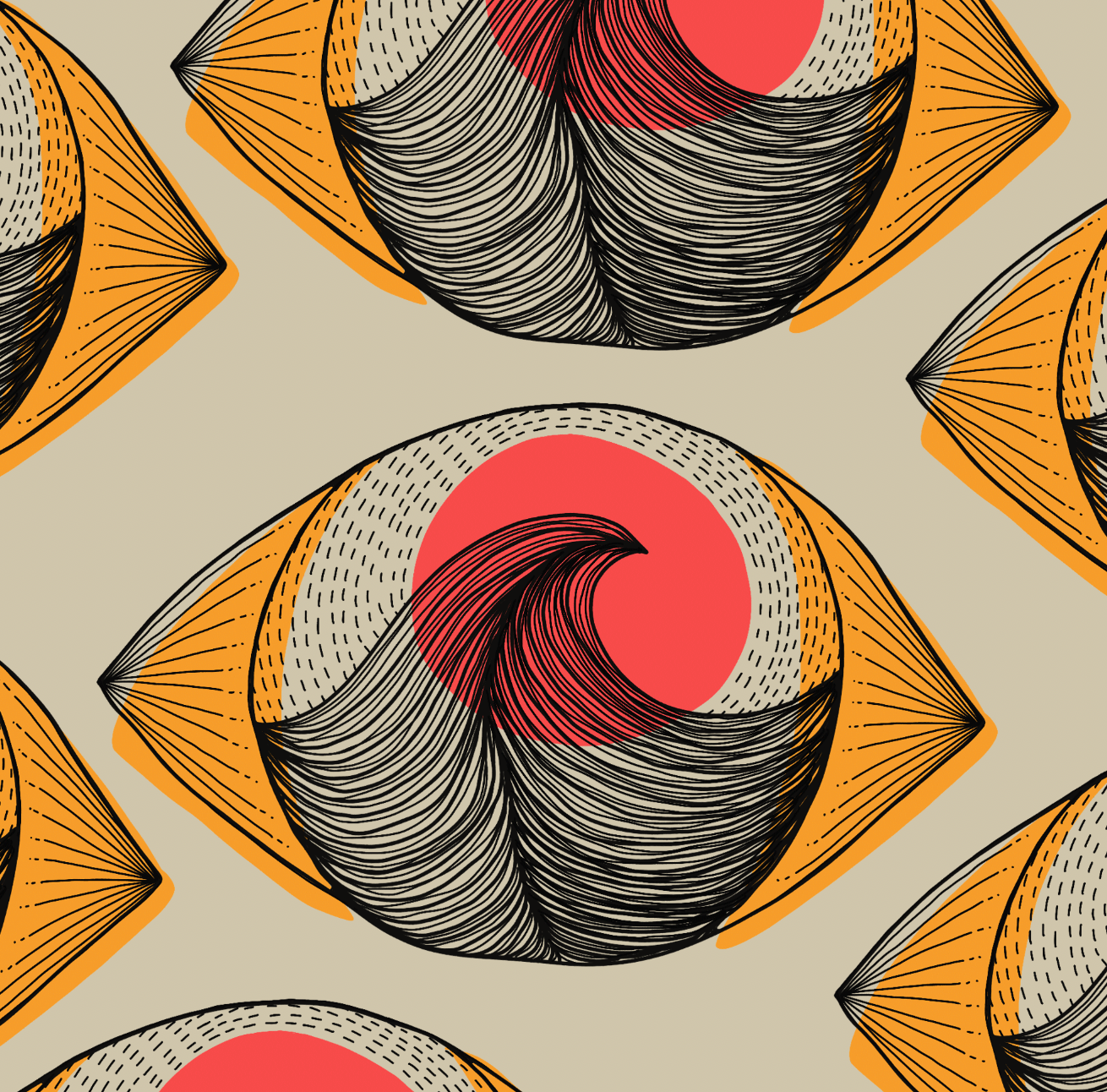 PRINT - EYE OF THE STORM