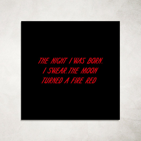 FIRE RED MOON