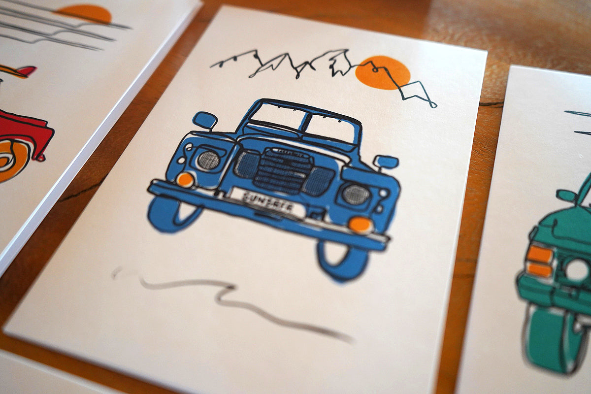 GO THE JOURNEY Greeting Cards - Pack of 8