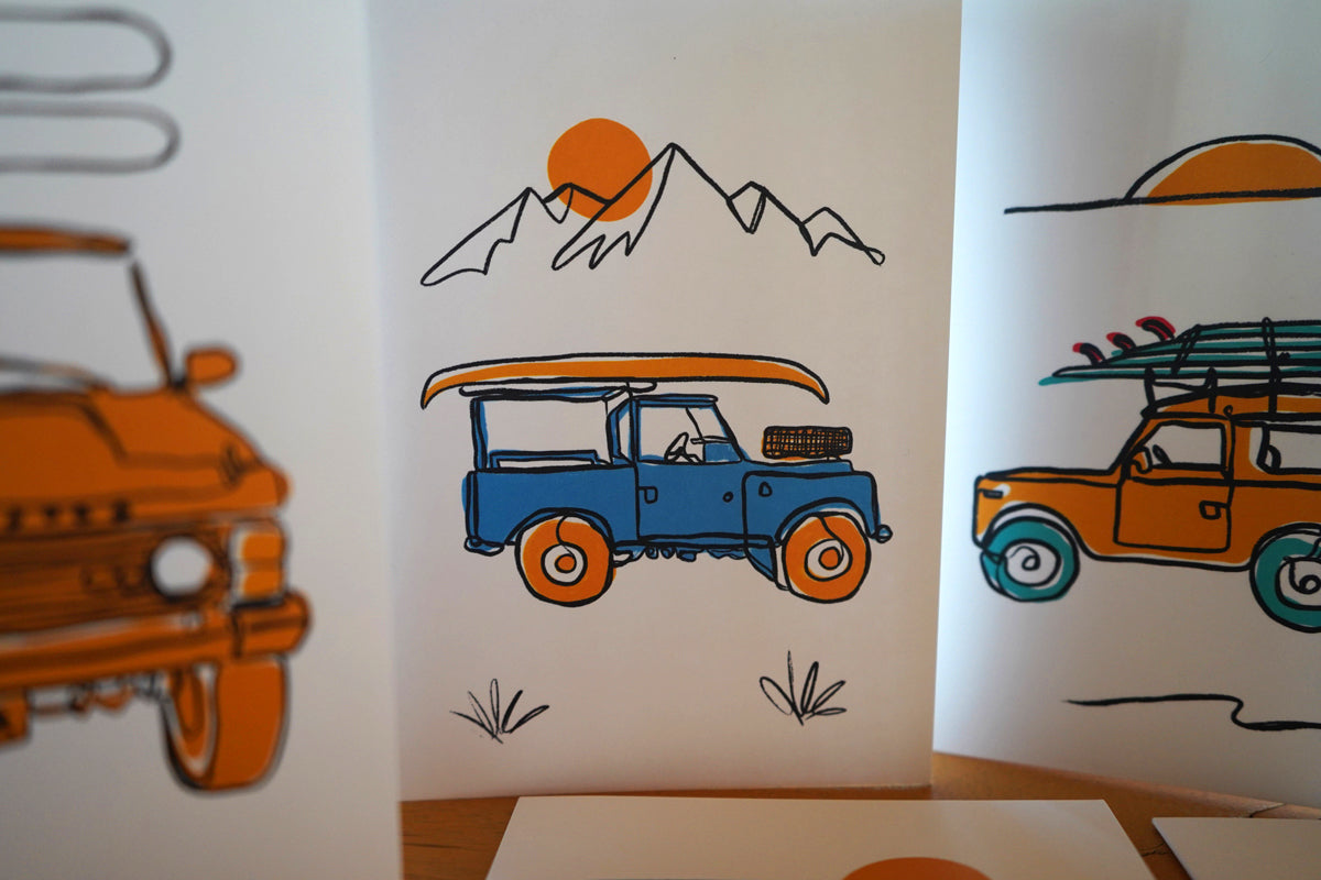 GO THE JOURNEY Greeting Cards - Pack of 8