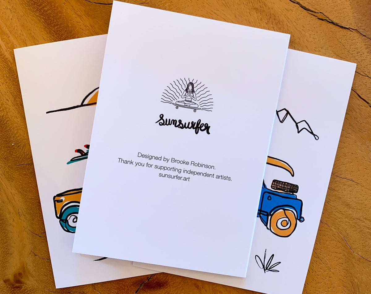 GO THE JOURNEY Greeting Cards - Pack of 8