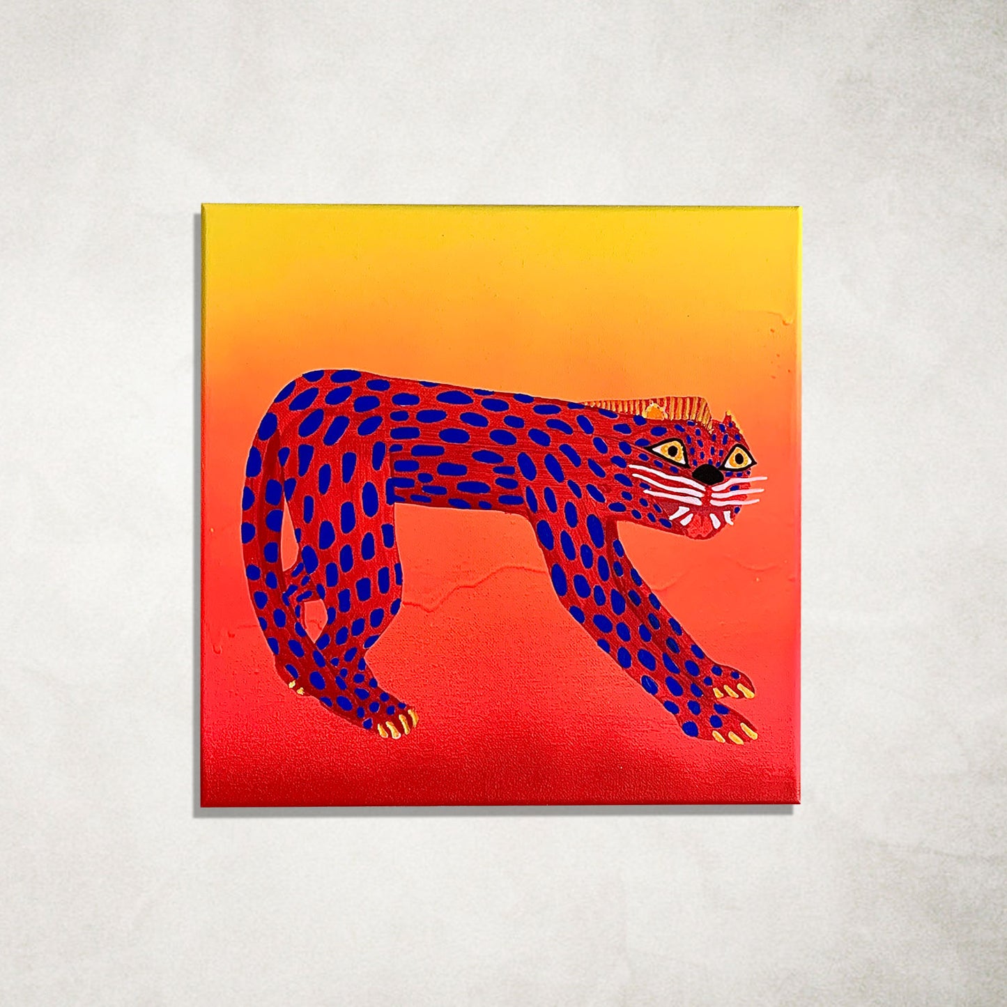 MJ, OAXACAN CAT ON CANVAS