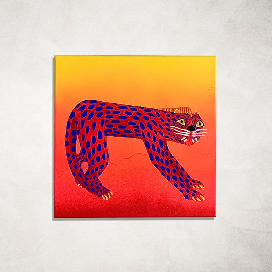 MJ, OAXACAN CAT ON CANVAS