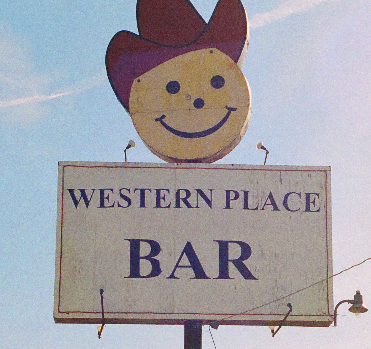 COWBOY SMILEY SIGN 35mm FILM PRINT