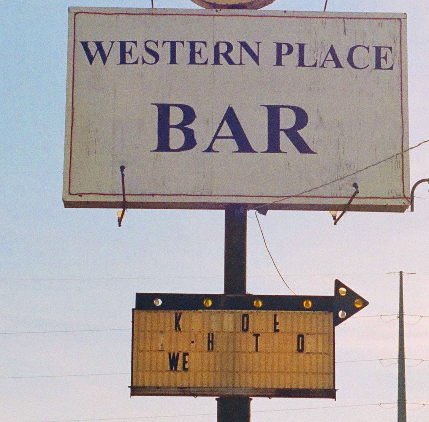 COWBOY SMILEY SIGN 35mm FILM PRINT