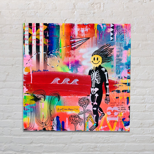 TSUNAMI NAMI ON CANVAS