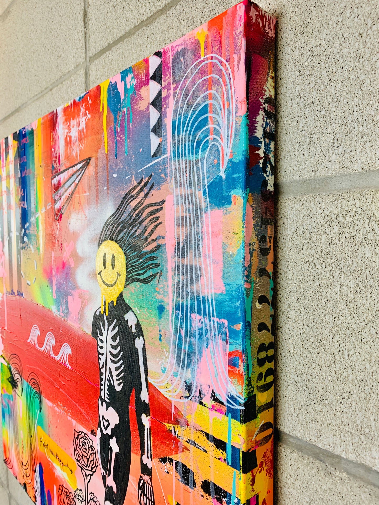 TSUNAMI NAMI ON CANVAS