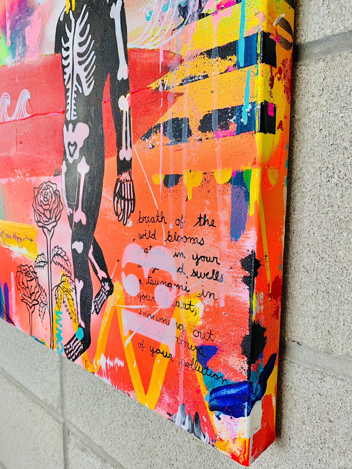 TSUNAMI NAMI ON CANVAS