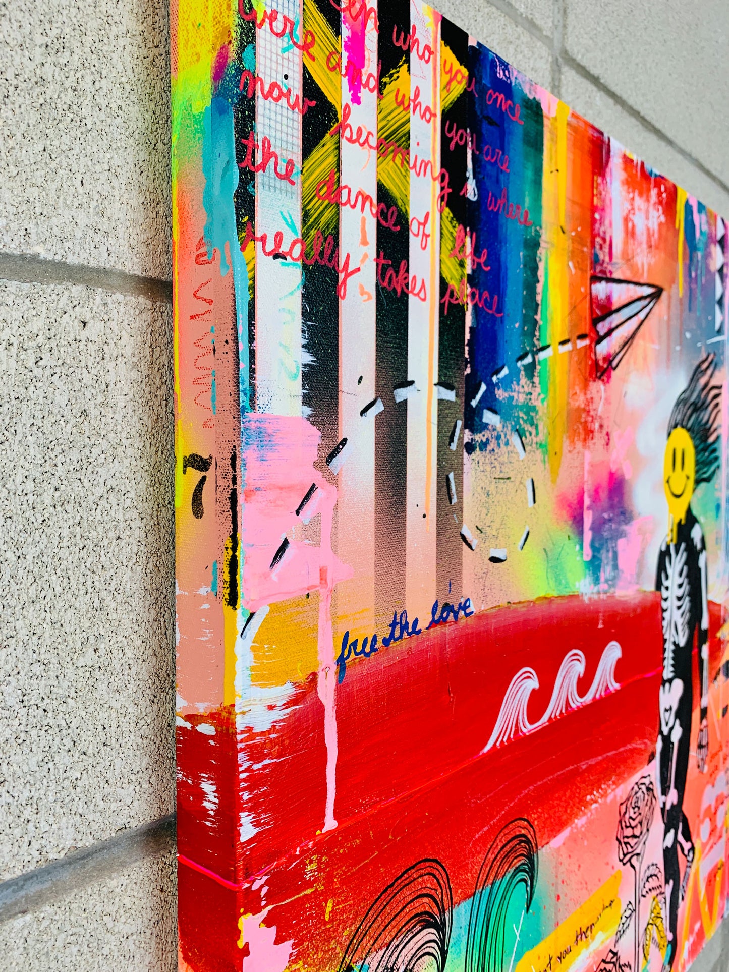 TSUNAMI NAMI ON CANVAS